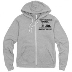 Unisex Fleece Full Zip Midweight Hoodie