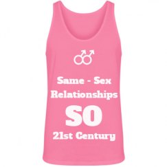 Unisex Jersey Neon Tank Top
