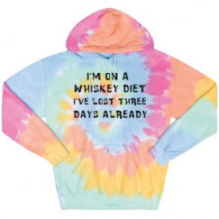 Unisex Tie-Dye Fleece Hoodie