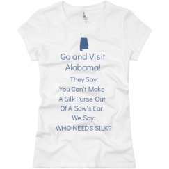 Ladies Slim Fit Basic Promo Jersey Tee