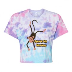 Women's Tie Dye Crop Top Tee