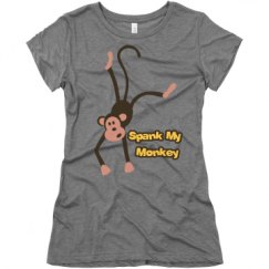 Ladies Slim Fit Super Soft Triblend Tee