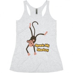 Ladies Slim Fit Super Soft Racerback Triblend Tank