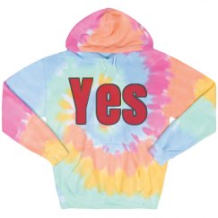 Unisex Tie-Dye Fleece Hoodie