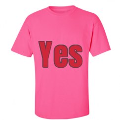 Unisex Ultra Cotton Safety Neon Crewneck Tee