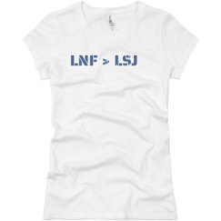 Ladies Slim Fit Basic Promo Jersey Tee
