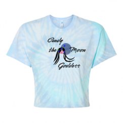 Women's Tie Dye Crop Top Tee