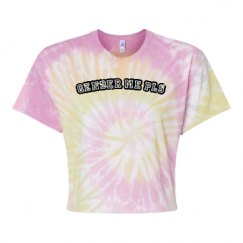 Women's Tie Dye Crop Top Tee