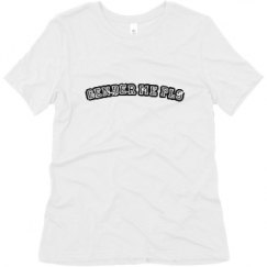 Ladies Relaxed Fit Super Soft Triblend Tee