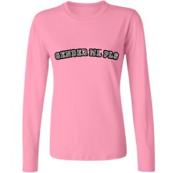 Ladies Relaxed Fit Basic Long Sleeve Tee