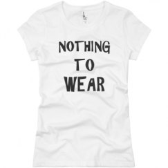 Ladies Slim Fit Basic Promo Jersey Tee