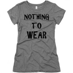 Ladies Slim Fit Super Soft Triblend Tee