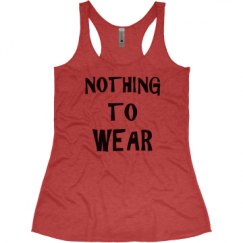 Ladies Slim Fit Super Soft Racerback Triblend Tank