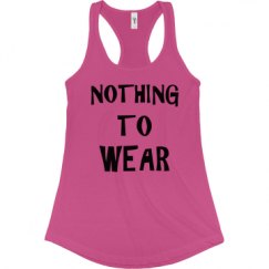 Ladies Slim Fit Racerback Tank Top