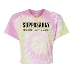Women's Tie Dye Crop Top Tee