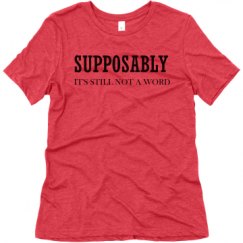 Ladies Relaxed Fit Super Soft Triblend Tee