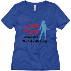 Ladies Relaxed Fit V-Neck Tee