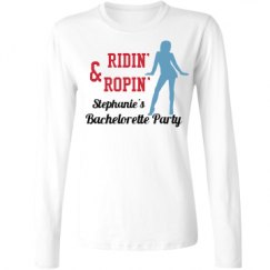 Ladies Relaxed Fit Basic Long Sleeve Tee