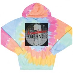 Unisex Tie-Dye Fleece Hoodie