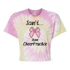 Women's Tie Dye Crop Top Tee