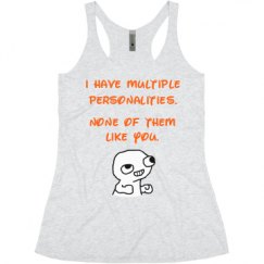 Ladies Slim Fit Super Soft Racerback Triblend Tank