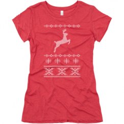 Ladies Slim Fit Super Soft Triblend Tee