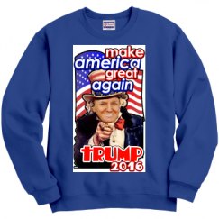 Unisex Film and Foil Crewneck Sweatshirt