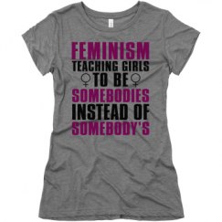 Ladies Slim Fit Super Soft Triblend Tee