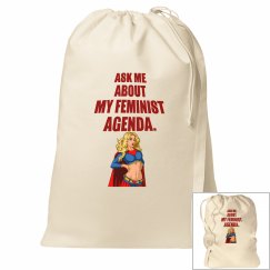 Feminist Agenda Laundry Bag