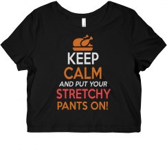 Put Your Stretchy Pants On Cropped Tee