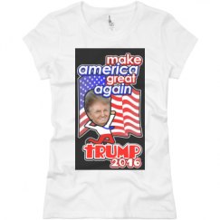 Ladies Slim Fit Basic Promo Jersey Tee