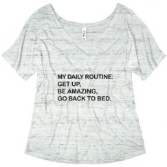 Ladies Flowy Slouchy Tee