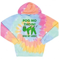 Unisex Tie-Dye Fleece Hoodie