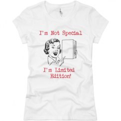 Ladies Slim Fit Basic Promo Jersey Tee