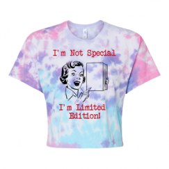 Women's Tie Dye Crop Top Tee