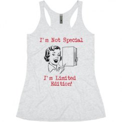 Ladies Slim Fit Super Soft Racerback Triblend Tank