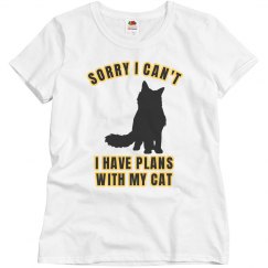 Sorry Plans With My Cat