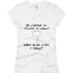 Ladies Slim Fit Basic Promo Jersey Tee