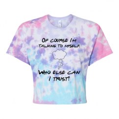 Women's Tie Dye Crop Top Tee