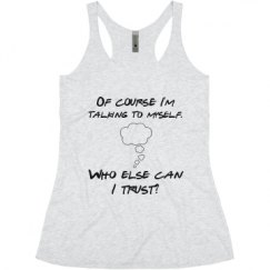 Ladies Slim Fit Super Soft Racerback Triblend Tank