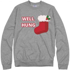 Well Hung Christmas Shirt