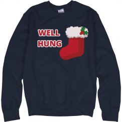 Well Hung Christmas Shirt