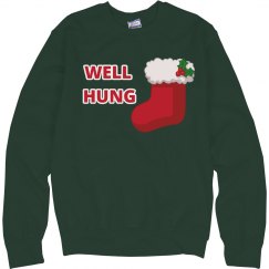 Well Hung Christmas Shirt