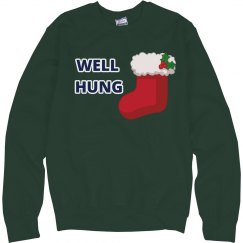 Well Hung Christmas Shirt