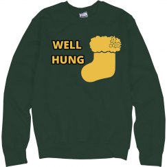 Well Hung Christmas Shirt
