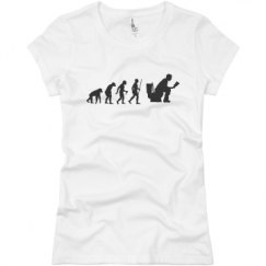 Ladies Slim Fit Basic Promo Jersey Tee