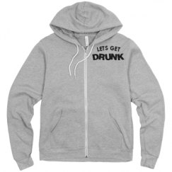 Unisex Fleece Full Zip Midweight Hoodie