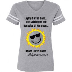 Ladies Relaxed Fit Vintage Sports Tee