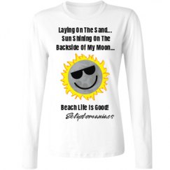 Ladies Relaxed Fit Basic Long Sleeve Tee