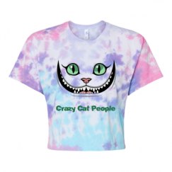 Women's Tie Dye Crop Top Tee